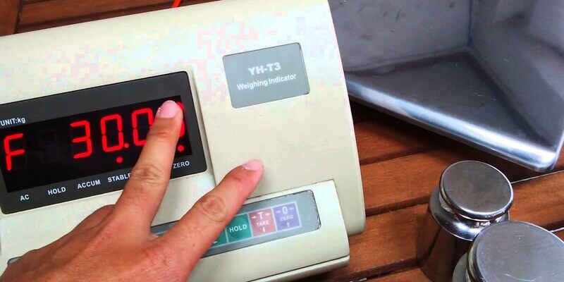 cách reset cân điện tử