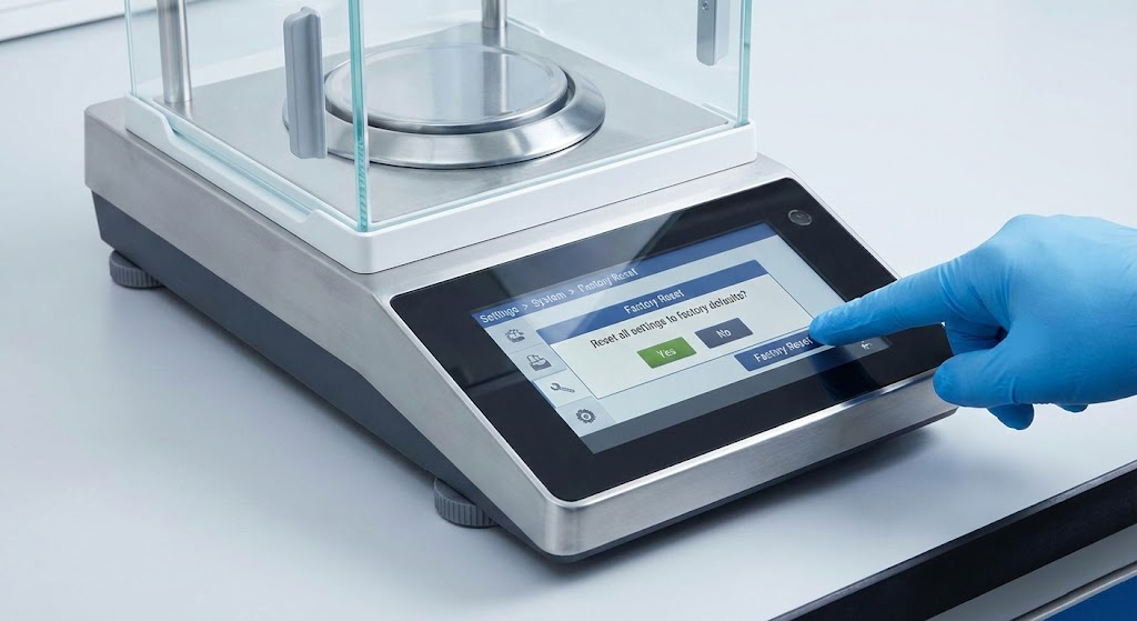 cách reset cân điện tử