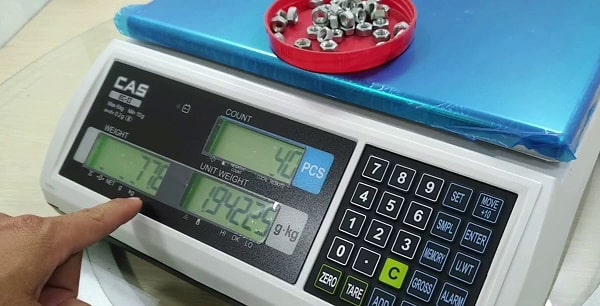 cách reset cân điện tử