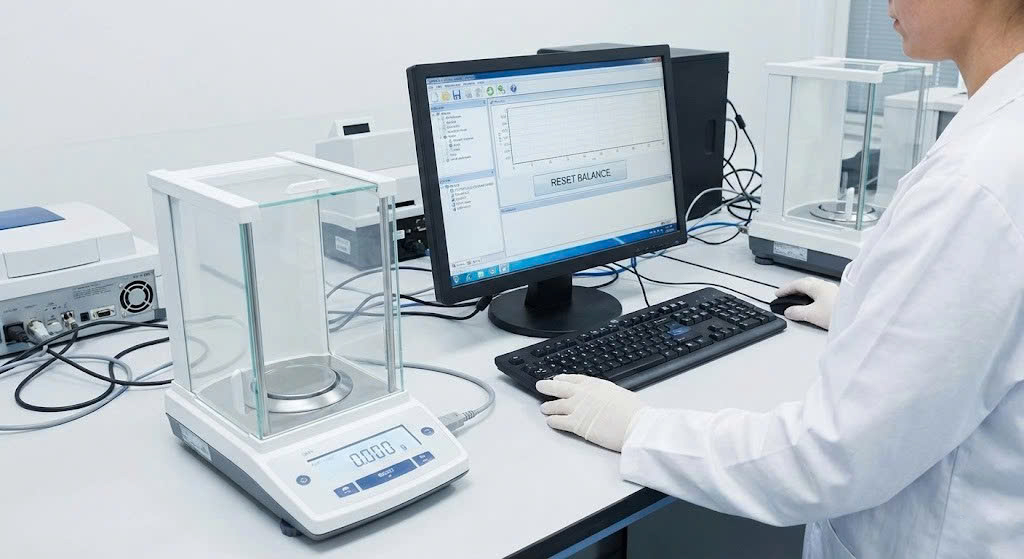 cách reset cân điện tử