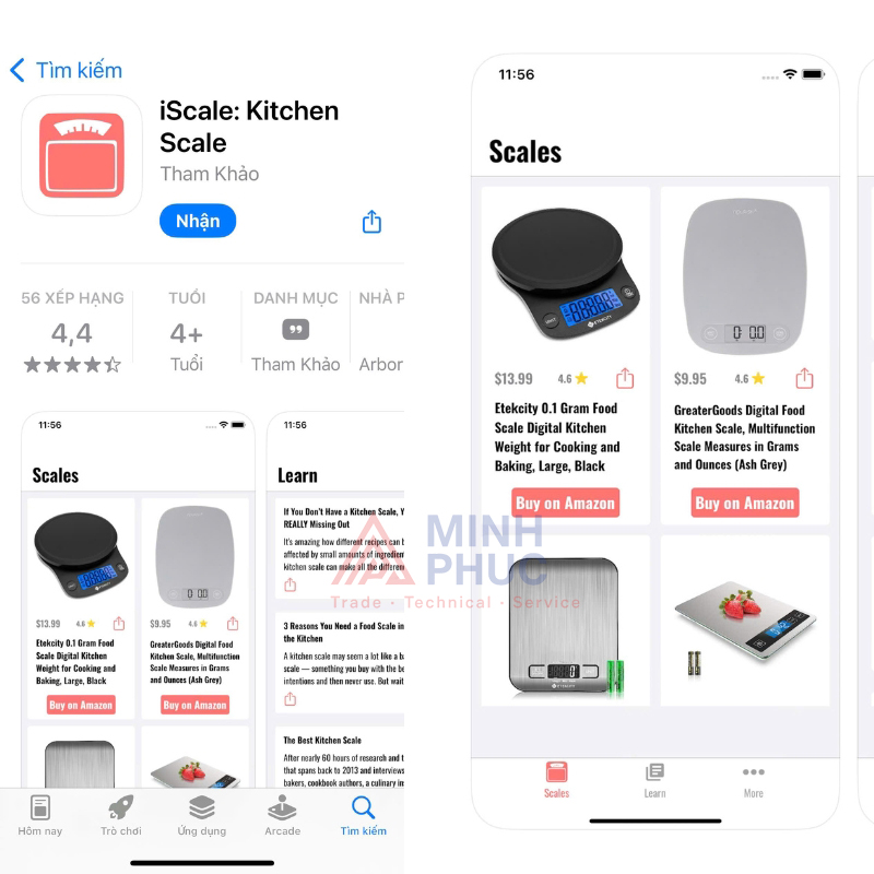 app cân điện tử