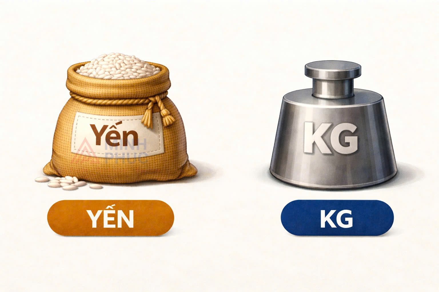 1 yến bằng bao nhiêu kg