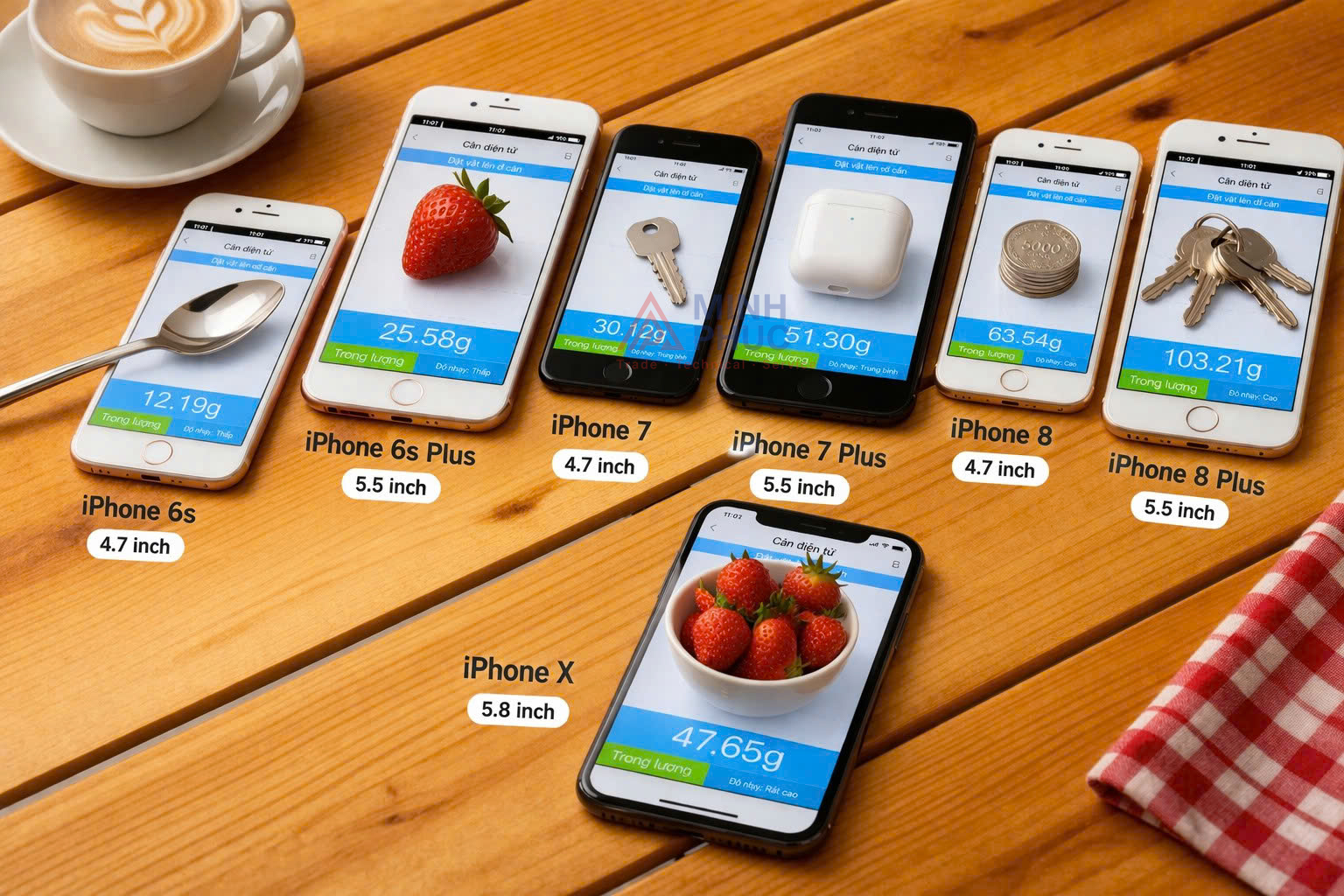 cách dùng iphone làm cân điện tử