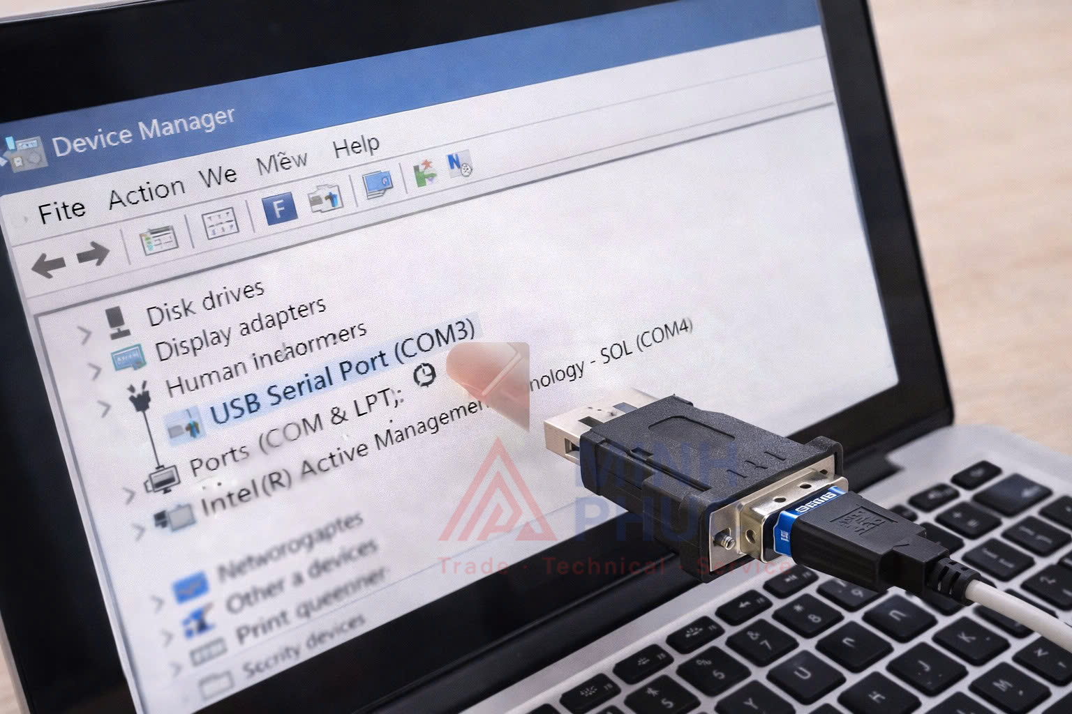 kết nối cân điện tử với máy tính