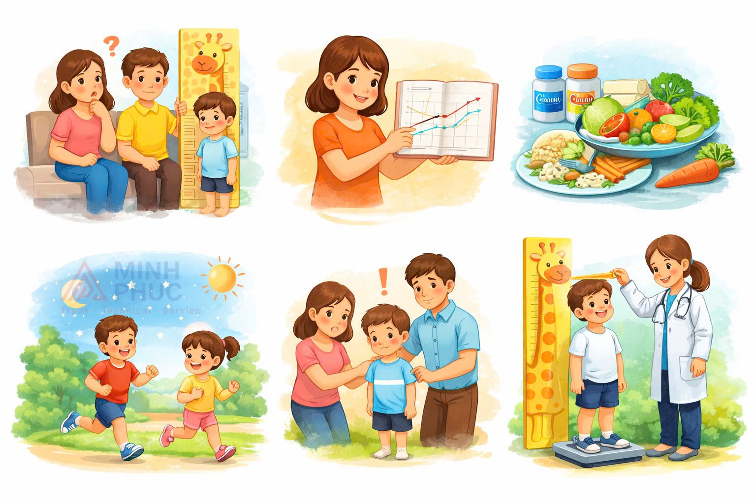 chiều cao cân nặng của trẻ