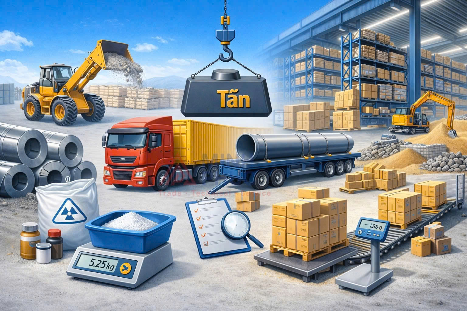 1 kg bằng bao nhiêu tấn