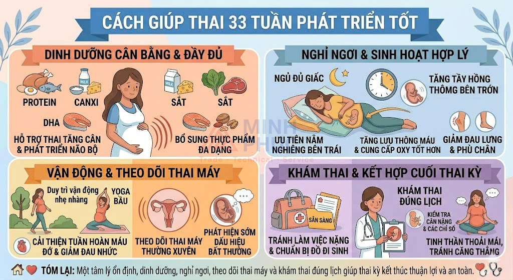thai 33 tuần