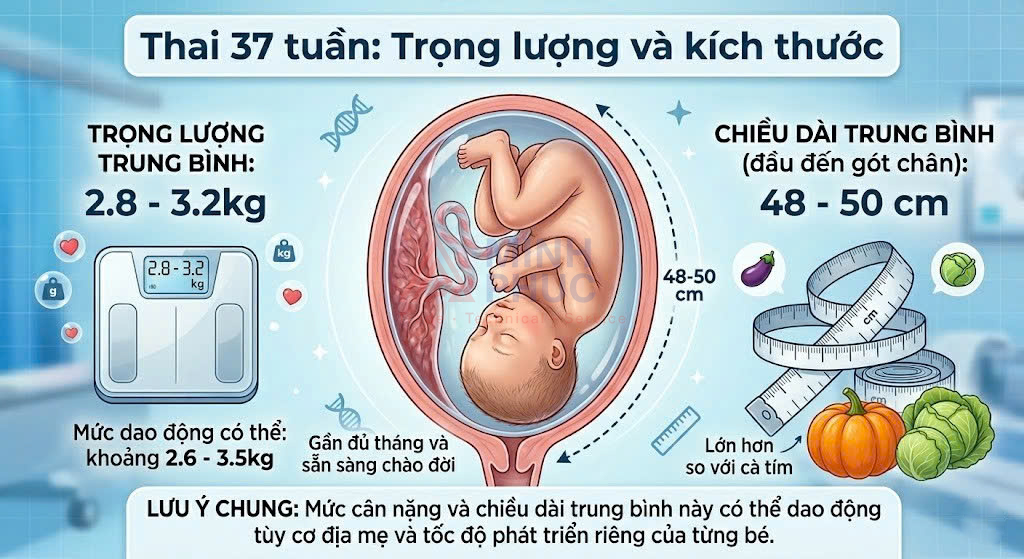 thai 37 tuần