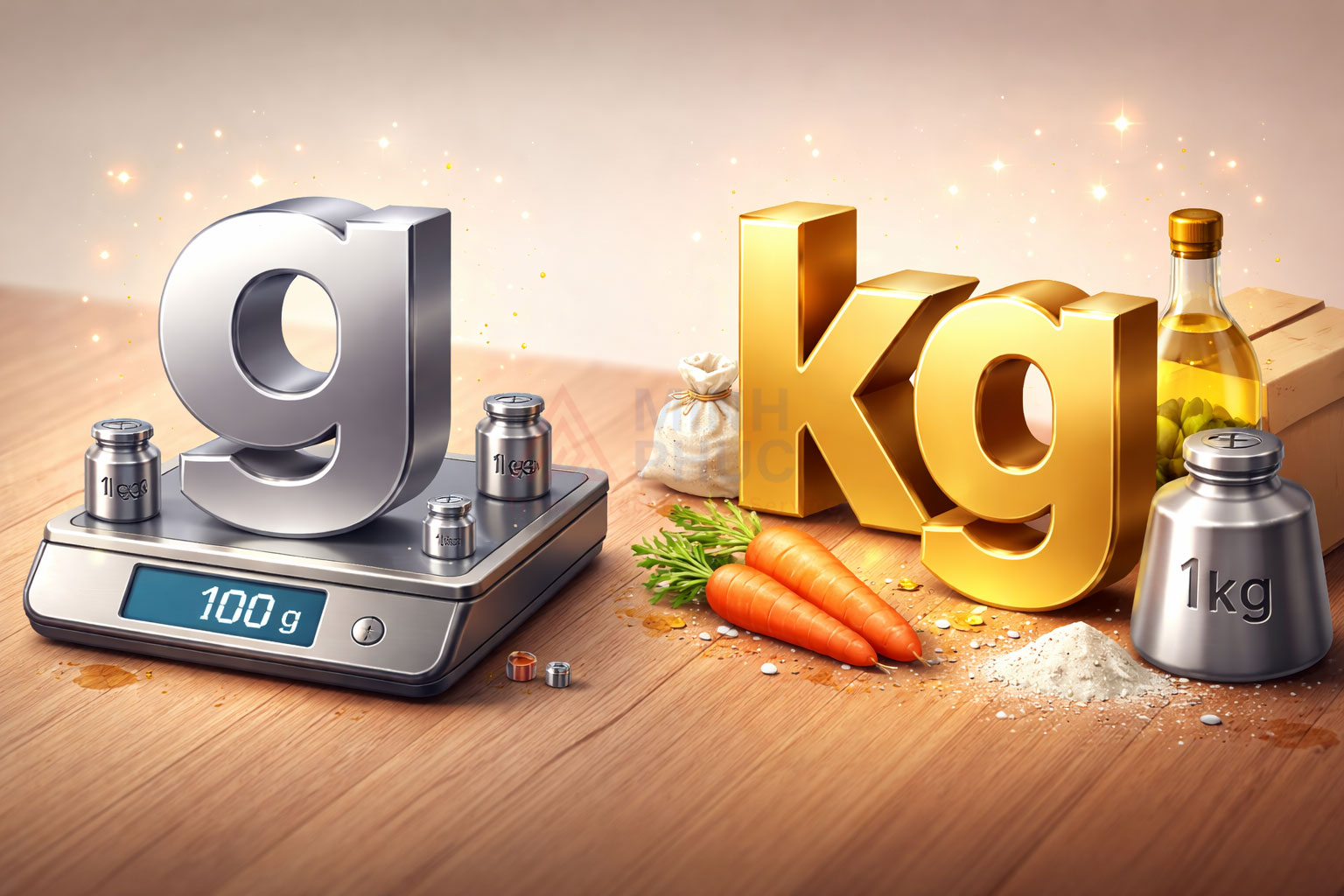 1g bằng bao nhiêu kg