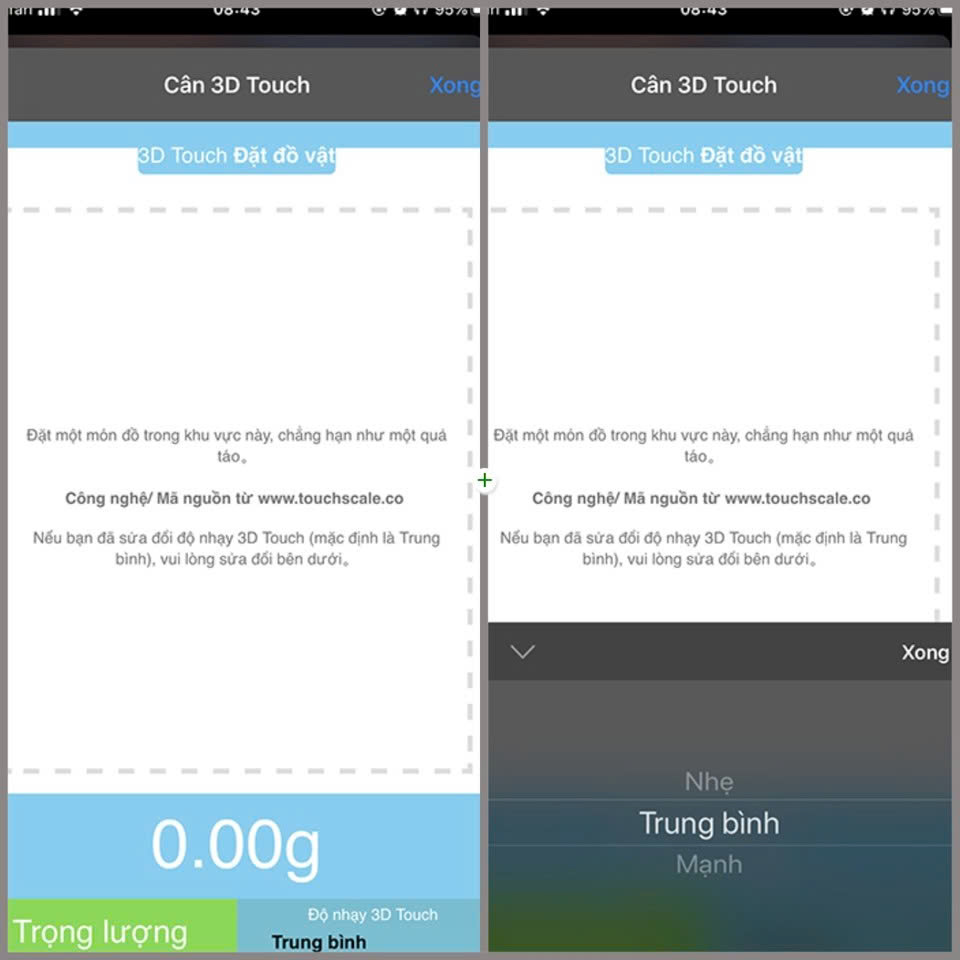 cân 3d touch online