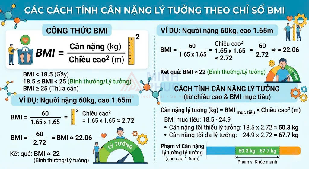 cân nặng lý tưởng