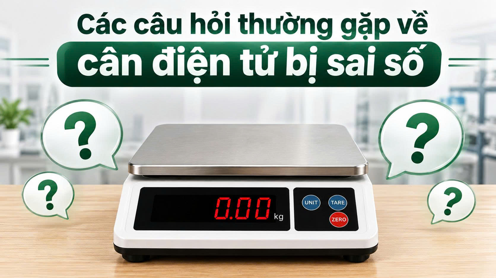 cân điện tử bị sai số