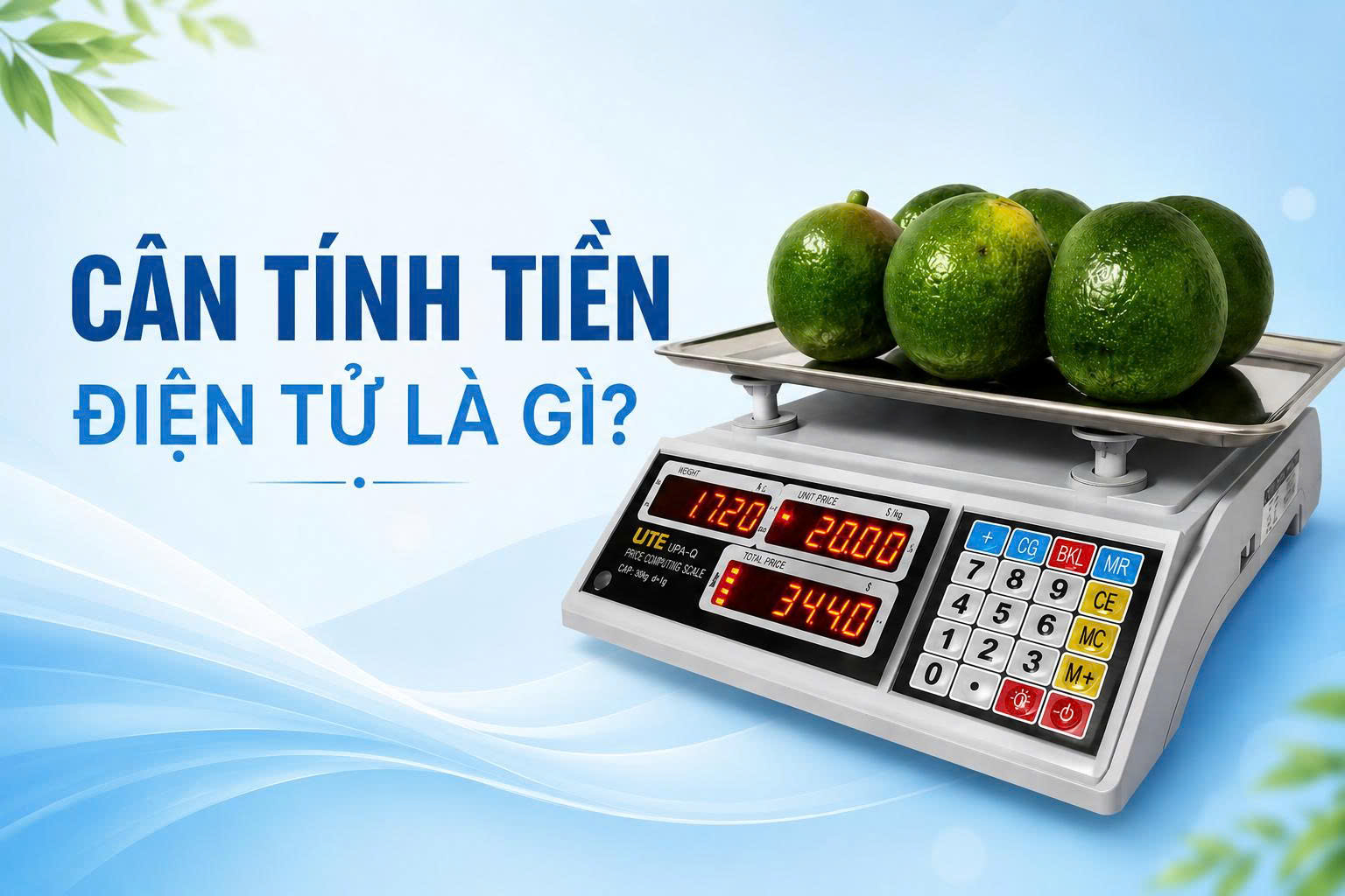 cân tính tiền điện tử