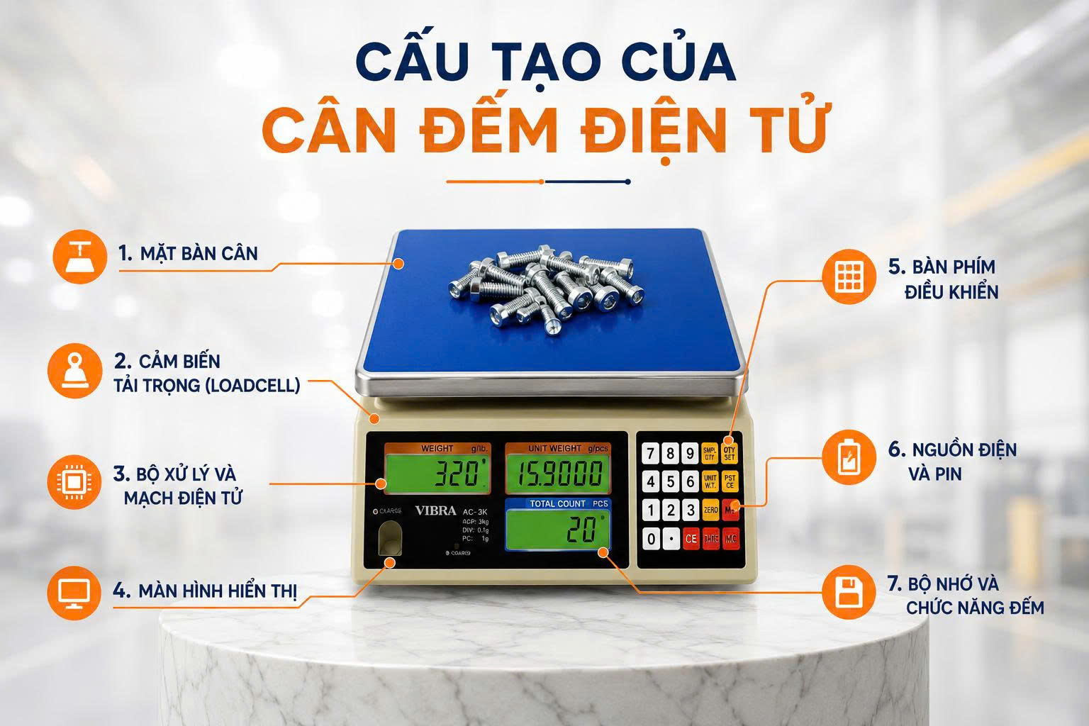cân đếm điện tử