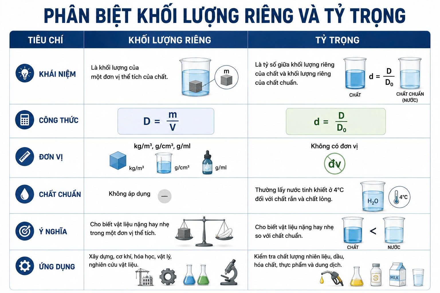 khối lượng riêng