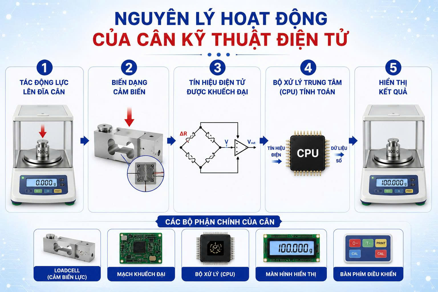 cân kỹ thuật điện tử