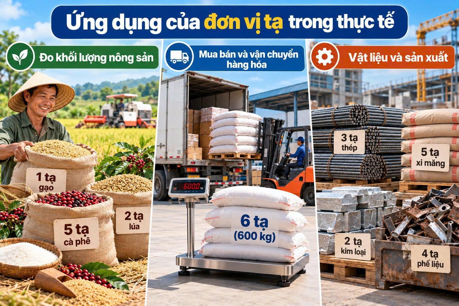 1 tạ bằng bao nhiêu kg