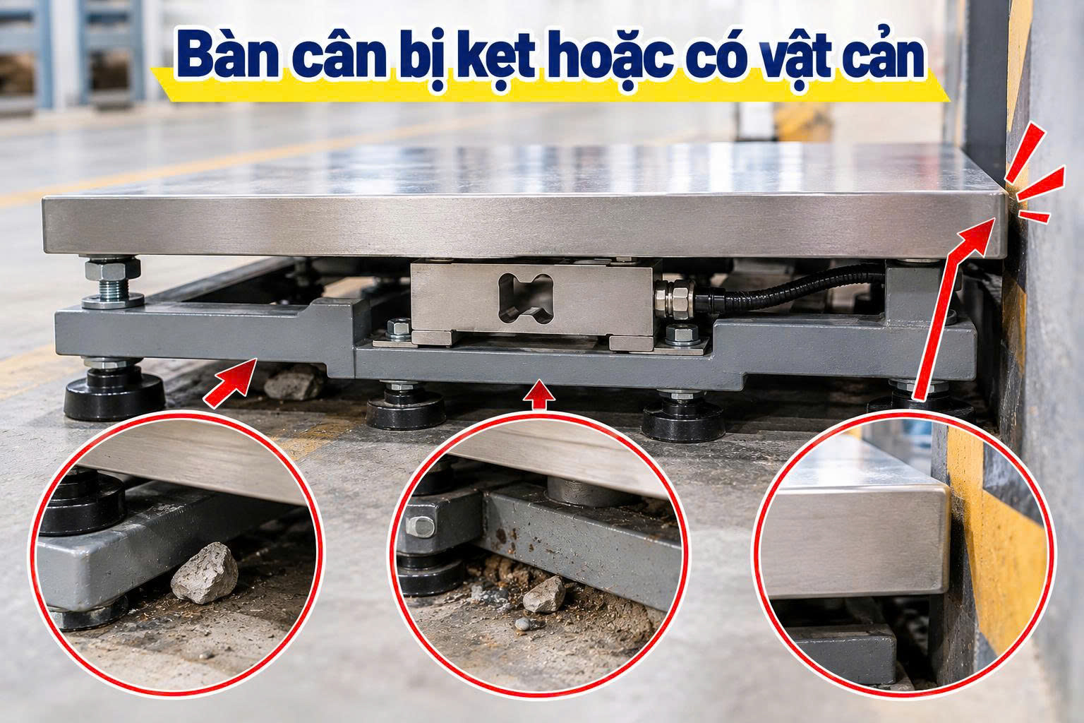 cân điện tử bị nhảy số