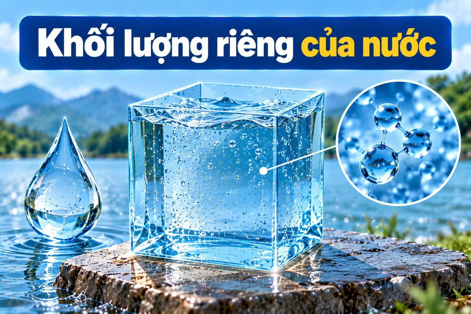 khối lượng riêng của nước