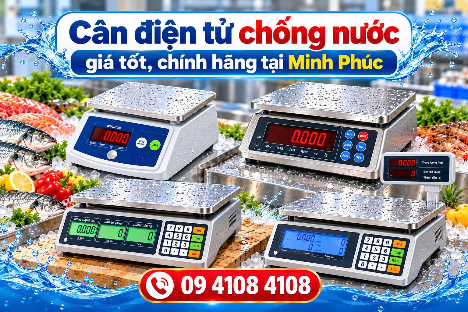 Cân điện tử chống nước