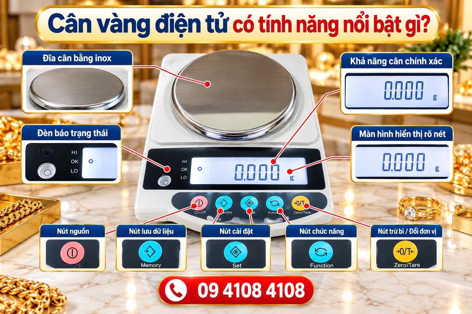 cân vàng điện tử