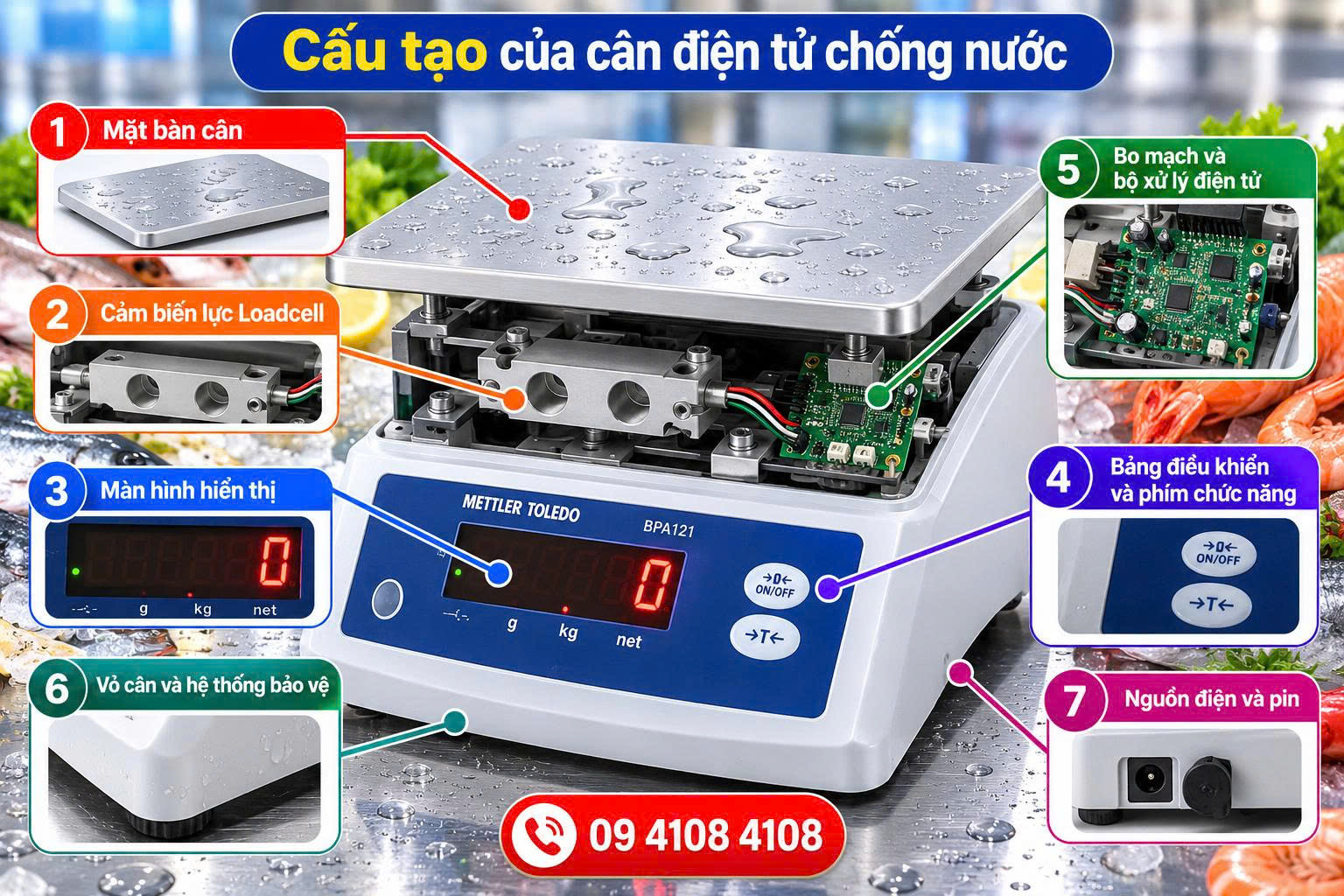 cân điện tử chống nước