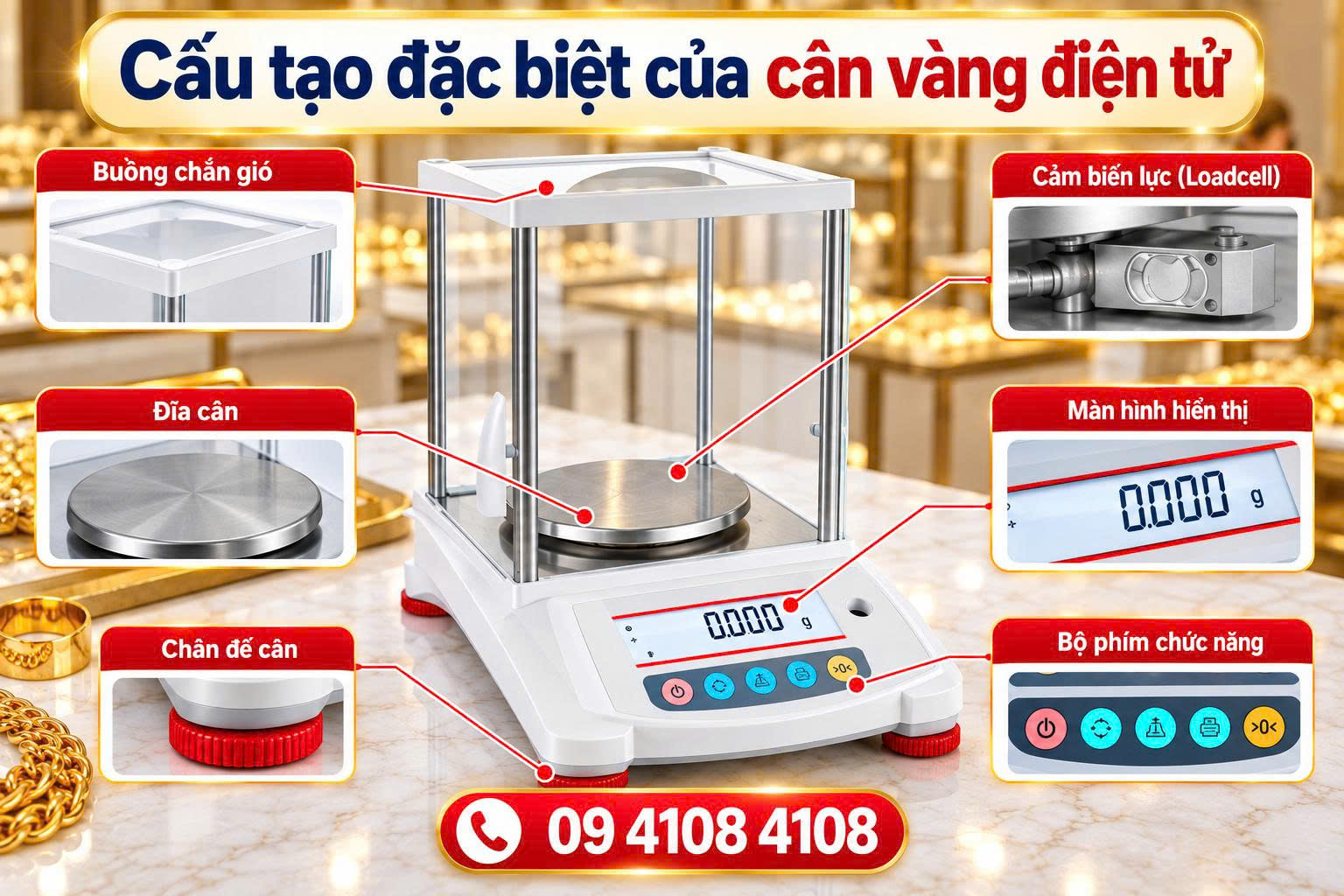cân vàng điện tử