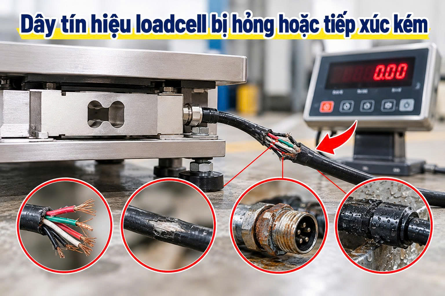 cân điện tử bị nhảy số