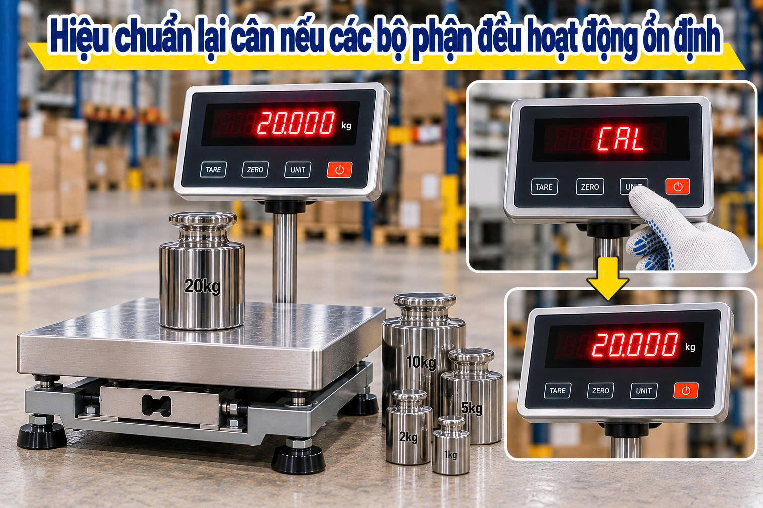cân điện tử bị nhảy số