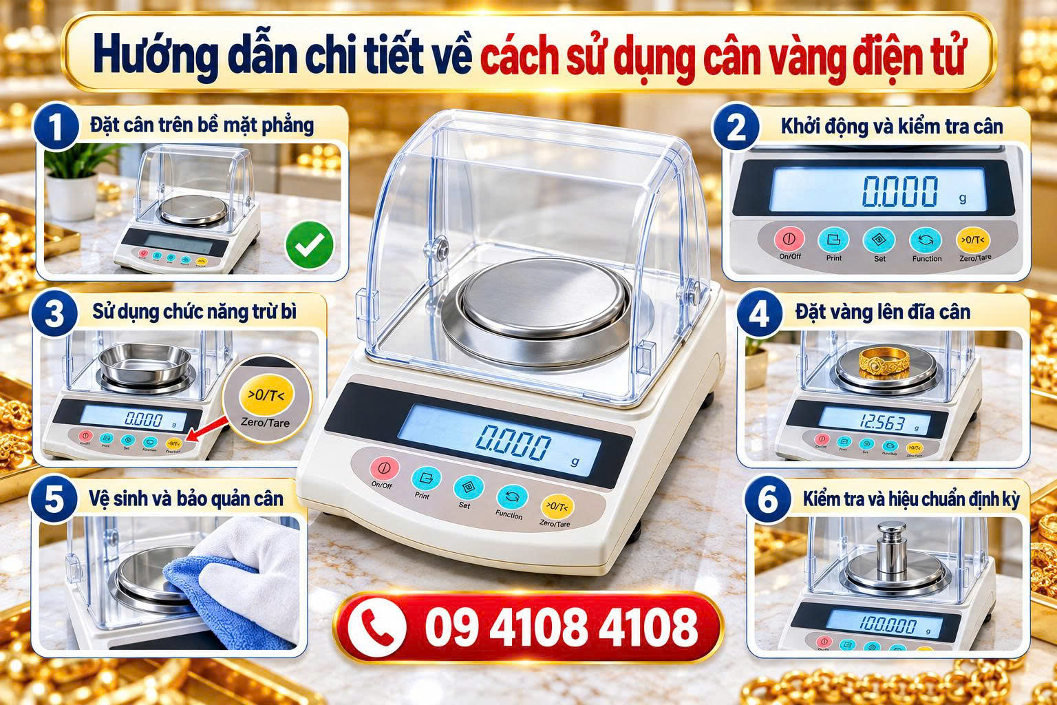cân vàng điện tử