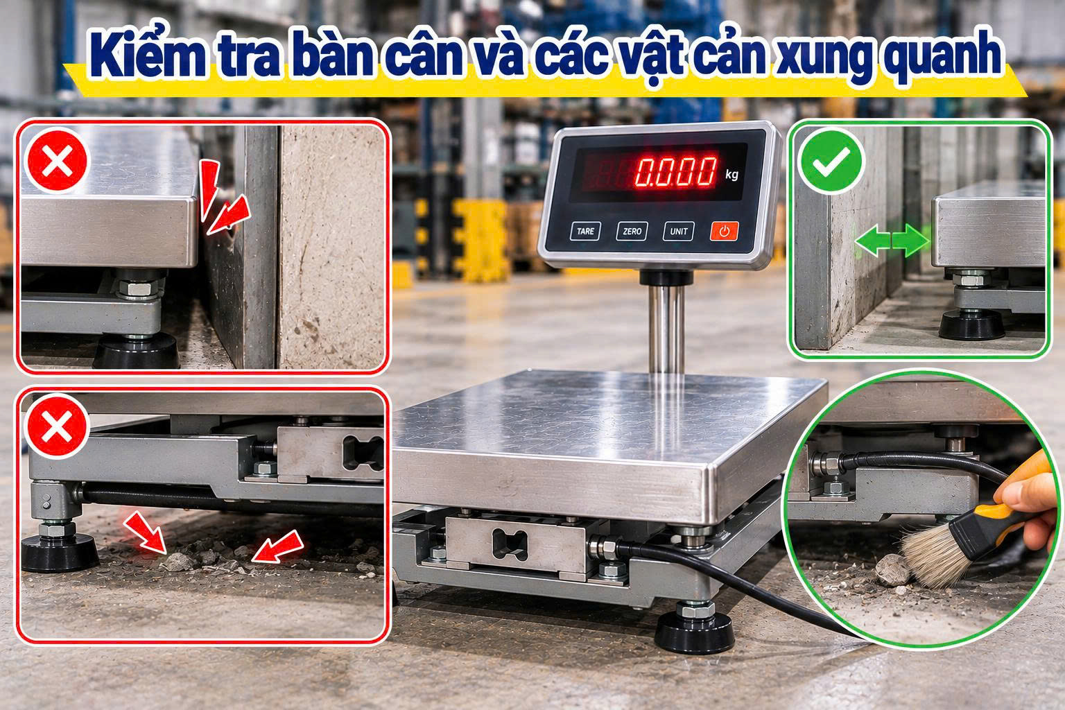 cân điện tử bị nhảy số