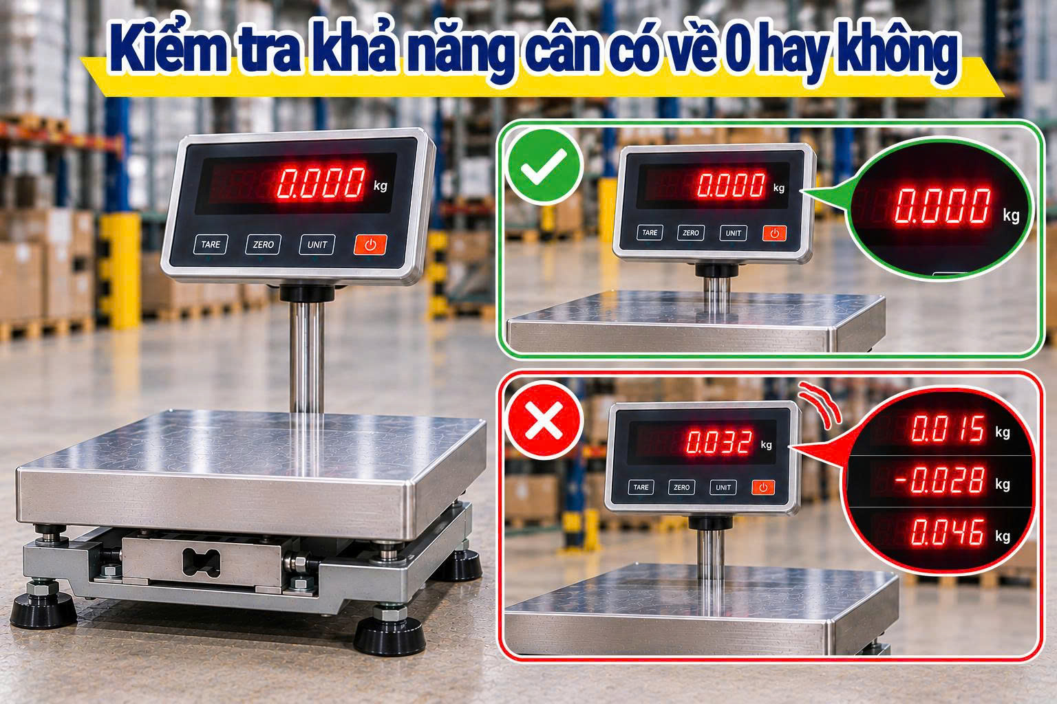 cân điện tử bị nhảy số