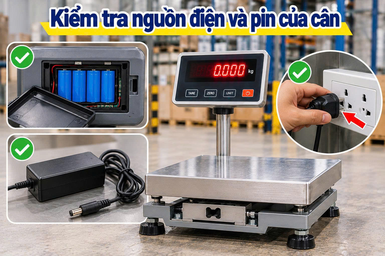cân điện tử bị nhảy số