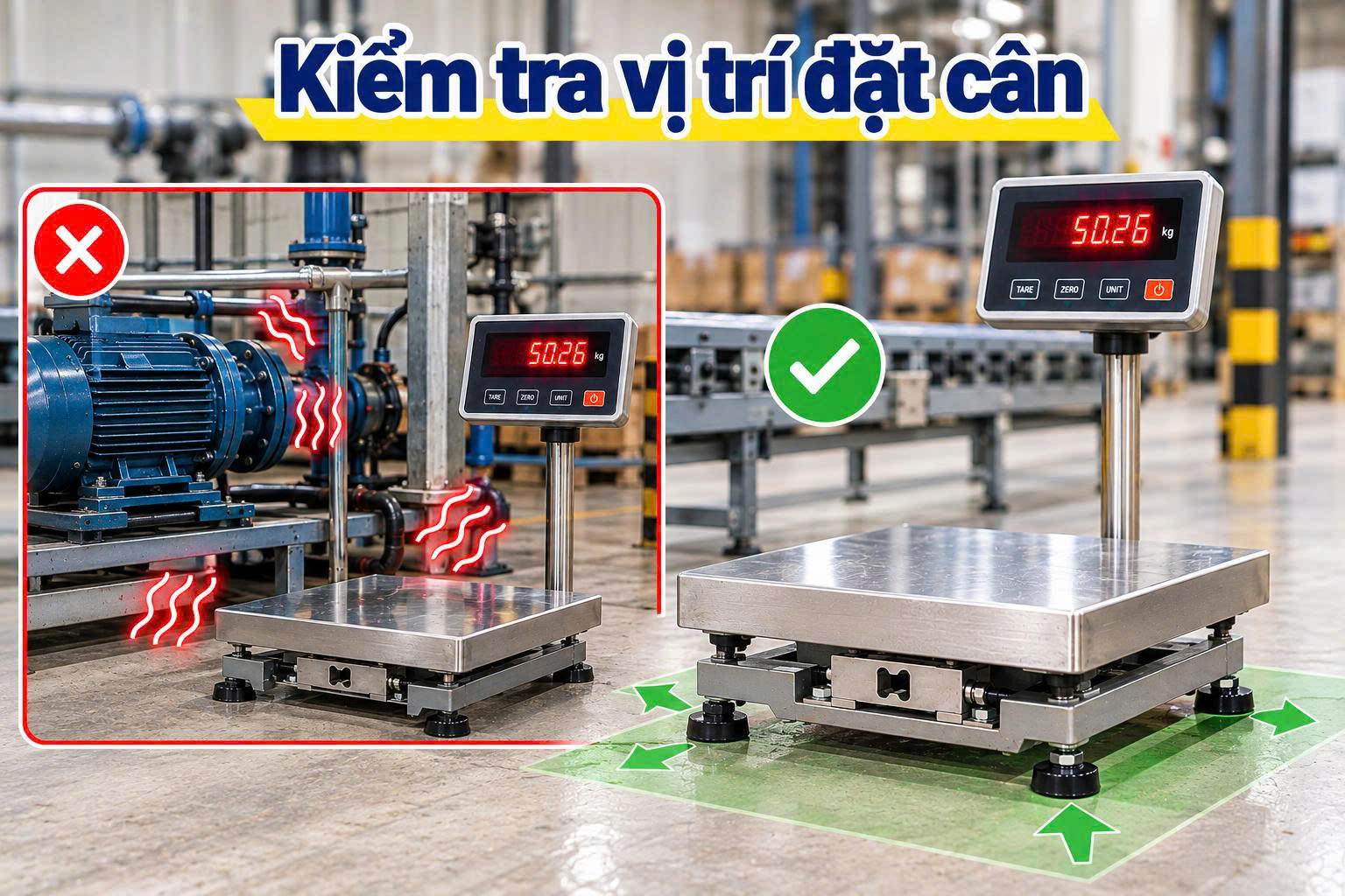 cân điện tử bị nhảy số