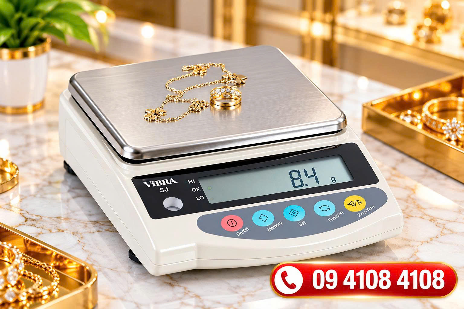 cân vàng điện tử