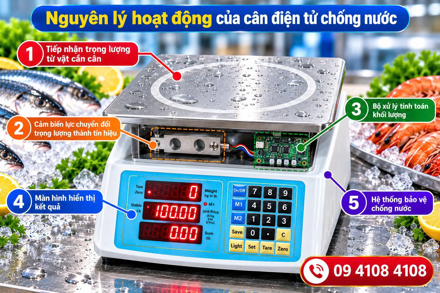 cân điện tử chống nước