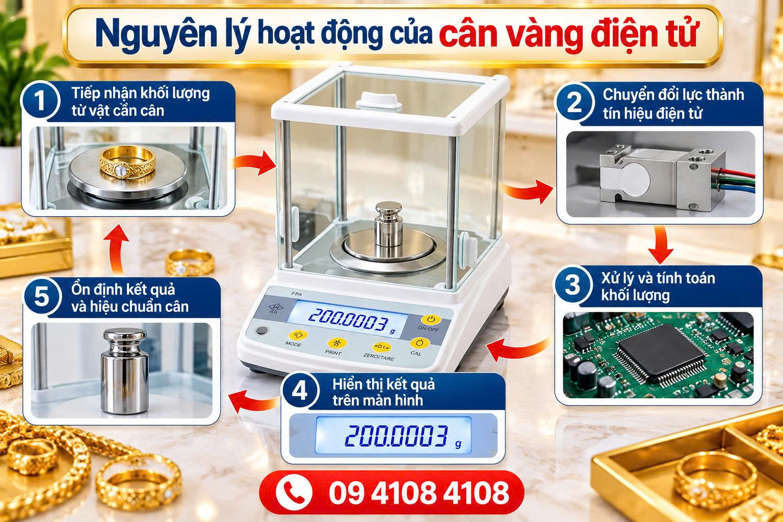 cân vàng điện tử
