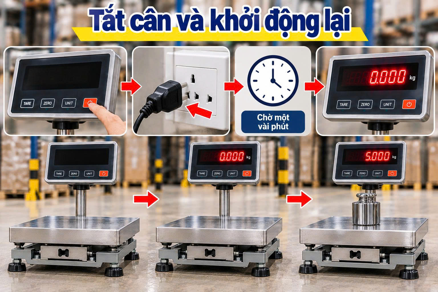 cân điện tử bị nhảy số