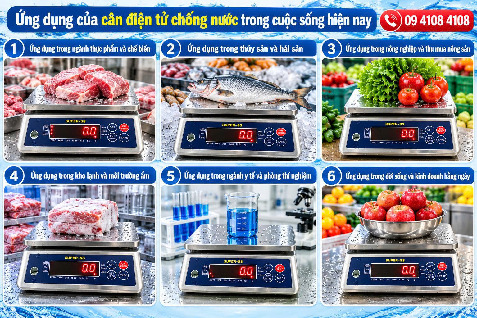 cân điện tử chống nước